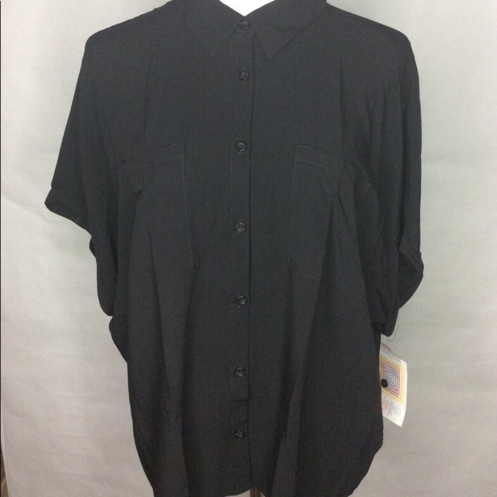 LuLaRoe Amy button down shirt.